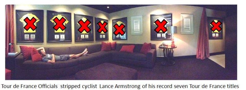 Lance Armstrong stripped of Tour de France Titles